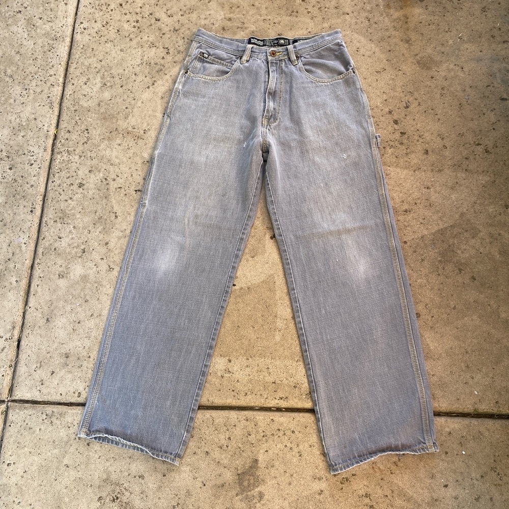 Ecko Jeans 90s baggy bottoms Vintage Trousers, Washed Grey,men’s32"